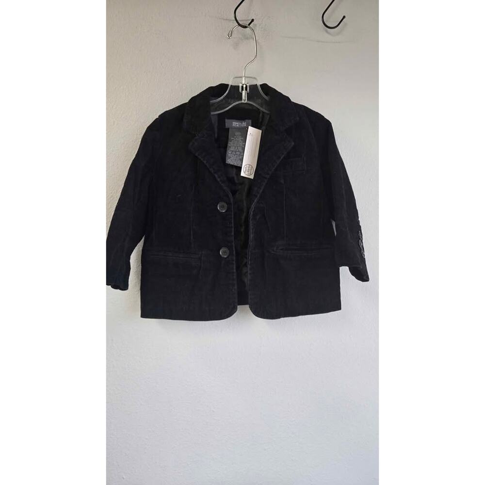 Kenneth Cole Reaction Black Corduroy Blazer Dressy‎ Toddler Jacket 24M